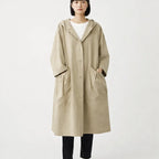 Damen Trenchcoat mit praktischen Eingrifftaschen