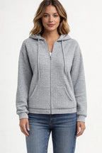 Damen Kapuzenjacke mit Reißverschluss – Lässiger Look