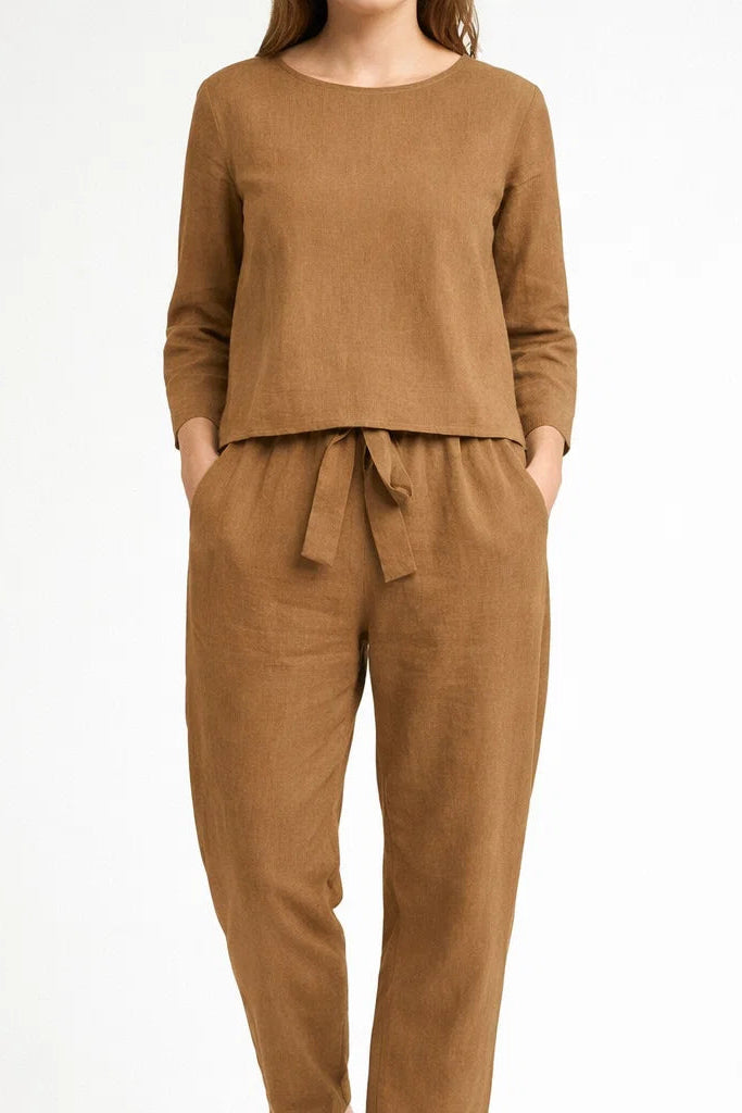 Bella - Zweiteiliges Leinen Set