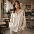 Elegante Seidenbluse mit zeitloser Ausstrahlung