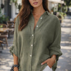 Isabella | Elegante Leinenbluse für jeden Anlass