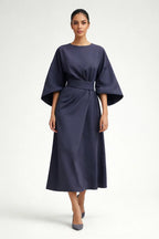 Eliza - Gürtel-Maxikleid für elegante Anlässe