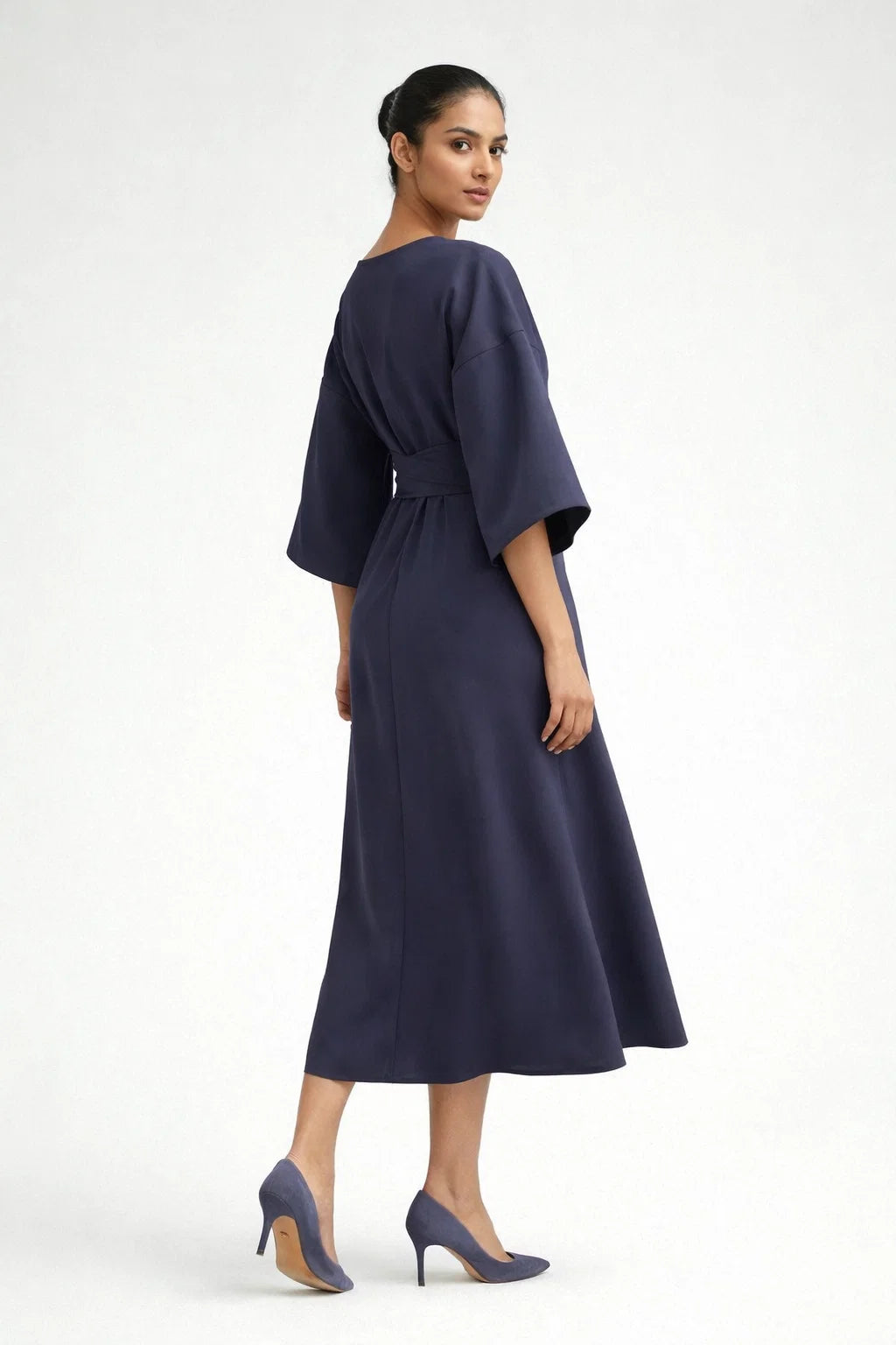 Eliza - Gürtel-Maxikleid für elegante Anlässe