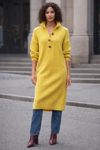 Elegantes Midi Kleid mit Knopfleiste