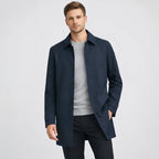 Gefütterter Herren Trenchcoat – Wasserabweisend