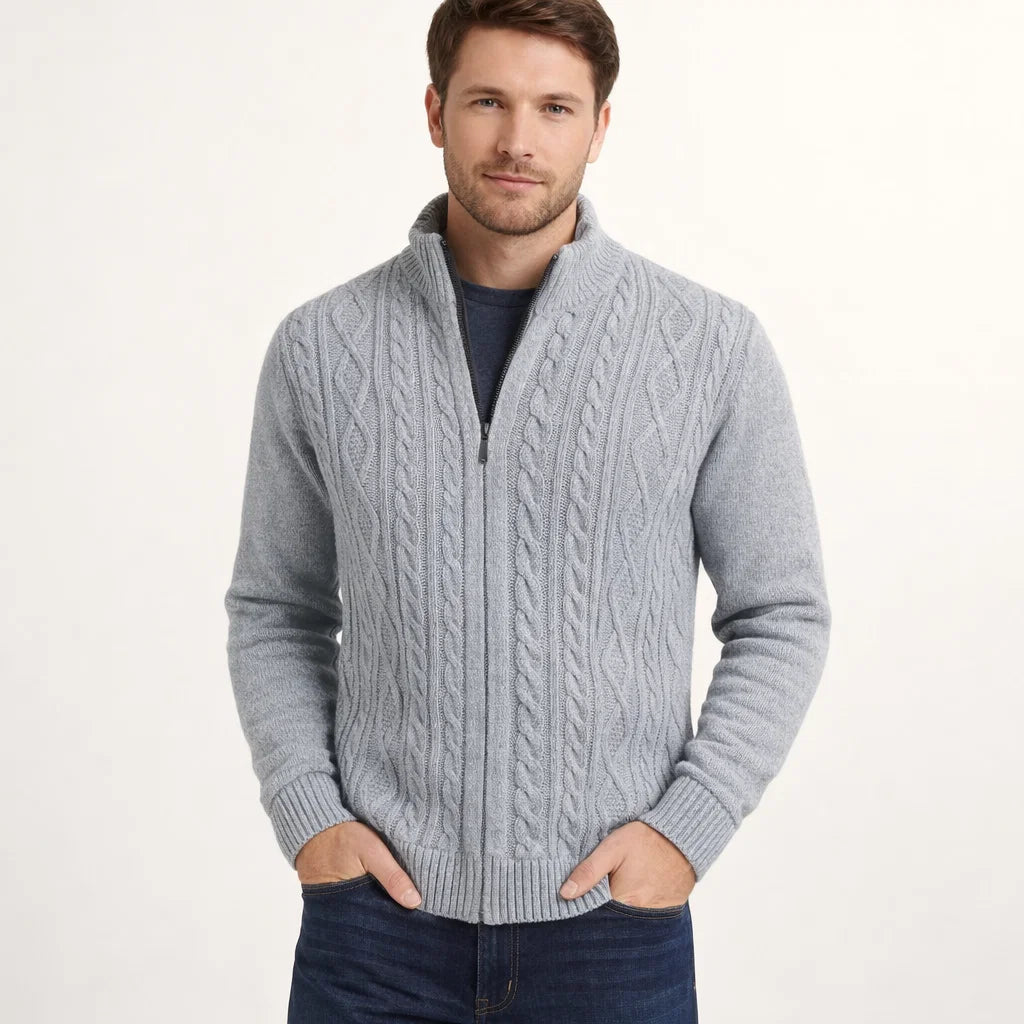 Leichte Strickjacke Herren – Übergangsjacke für Frühling