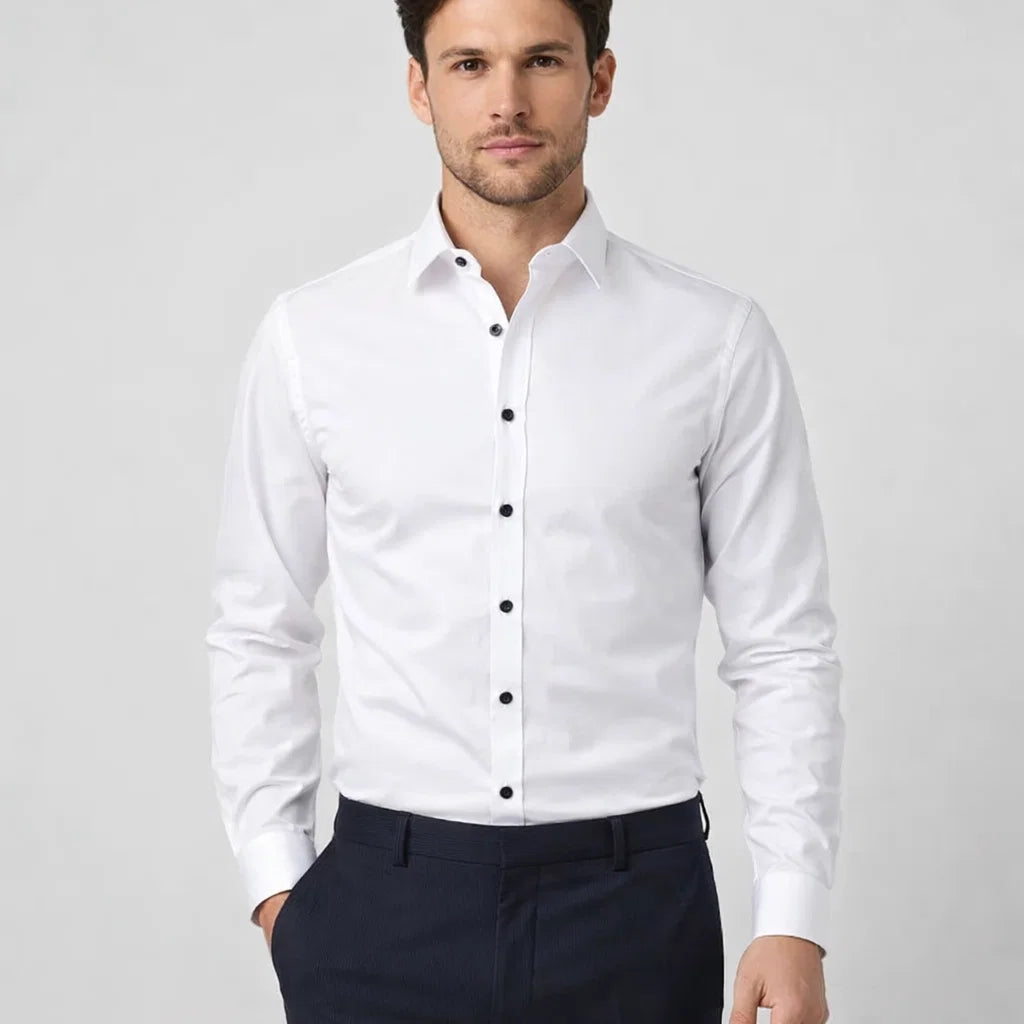Helmut - Bügelfreies Stretch Hemd für Herren