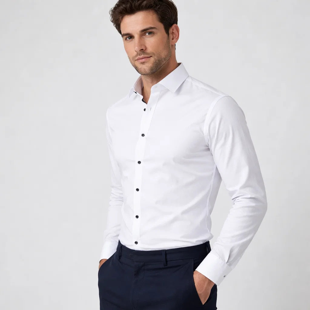 Helmut - Bügelfreies Stretch Hemd für Herren