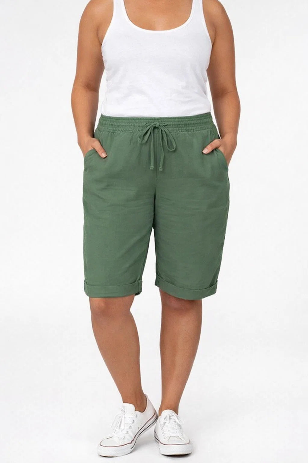 Damen Sommer Shorts aus Baumwolle