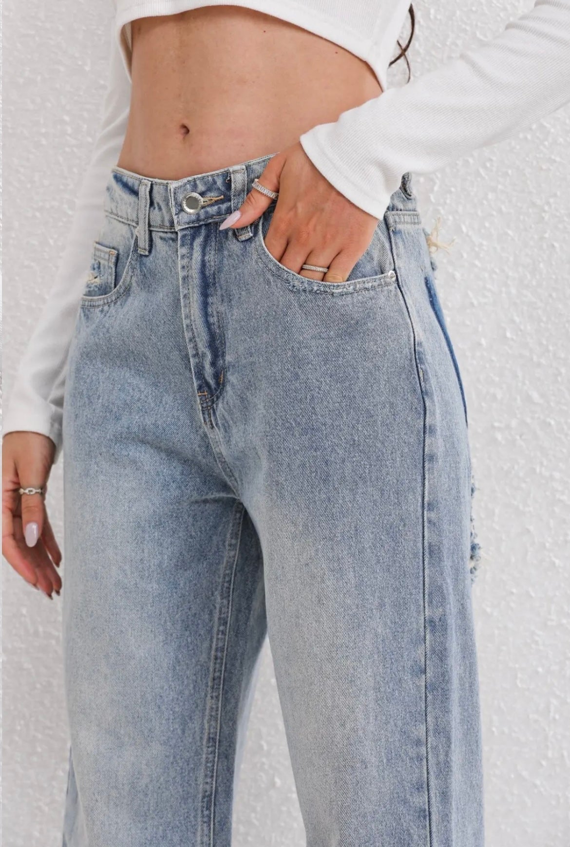 Vintage Jeans Damen – Gerade Passform